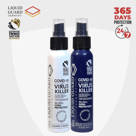Liquid Guard Germany Antimicrobial & Water-Repellent Protection (365 Days): For Hard Surfaces (100ml, 2 Bottles)